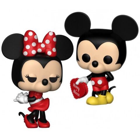 Figurine Funko Pop! - Mickey Mouse - 2pk - Mickey Et Minnie
